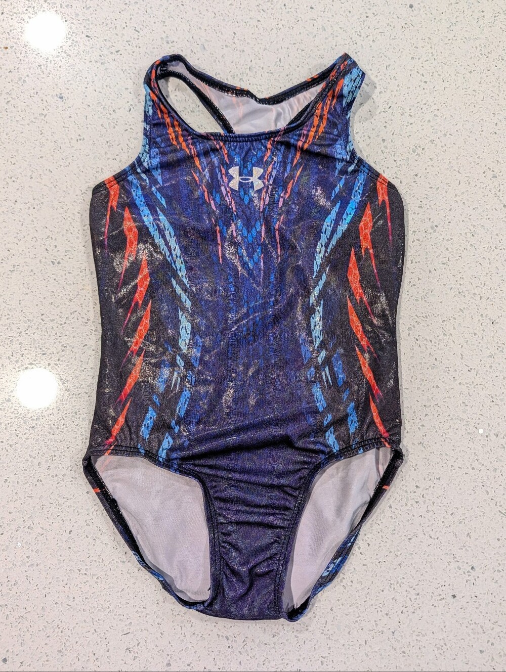 BEAUTIFUL Under Armour GK Elite CS Small Gymnastics Dance Leotard MOTIVATE